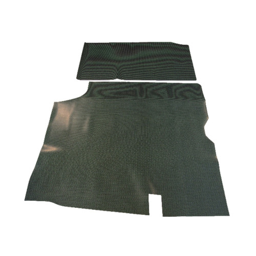 Trunk Floor Mat Cover for 1966-1967 Buick Skylark Hardtop, Aqua Rubber Material, Rear Area Protection, Made in USA.