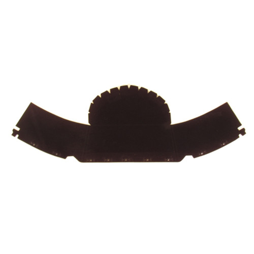 Glove Box Liner Insert for 1963-1967 Chevrolet Corvette, Black Felt, Unassembled Cardboard, Made in USA.