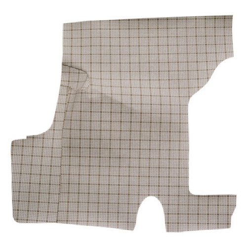 Trunk Mat for 1955-1956 Ford Mainline, Cut & Sewn Fleece, Complete 1Pc, Interior Carpet, US-made, OEM Quality Replication