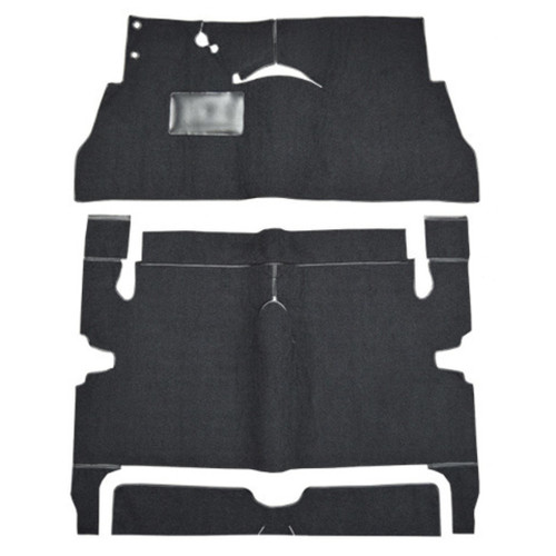 Carpet for Vintage Cadillac Series 60 Fleetwood - Molded Loop Style, Black Color, Made in USA. Revive Your Car's Interior! Carpet for Vintage Cadillac Series 60 Fleetwood - Molded Loop Style, Black Color, Made in USA. Revive Your Car's Interior!