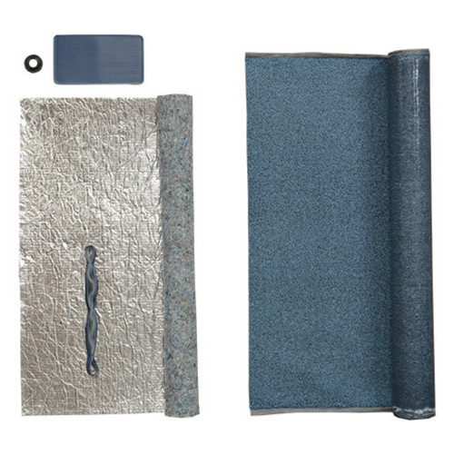 Carpet Kit for Classic Cars - Rodder Style in Olive Black Tuxedo Design, 5-Piece Set with Precision Fit and US Manufacturing.