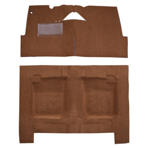 Carpet for Oldsmobile 98 Hardtop Sedan, Molded Loop Complete 2Pc - US-made automotive-grade replacement carpet kit.