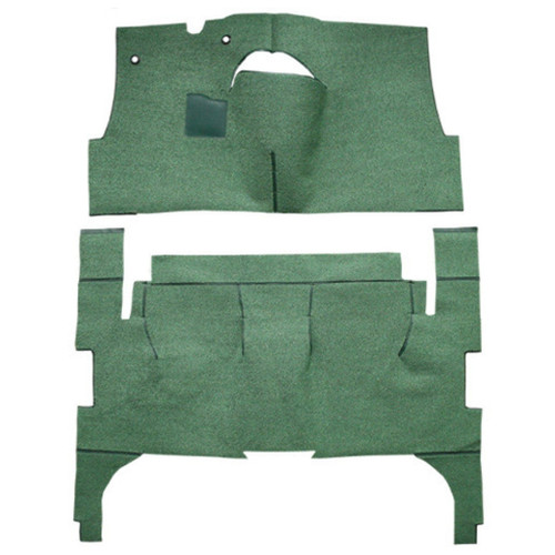 Carpet for 57-58 Oldsmobile Super 88 Sedan 4DR Die Cut Tuxedo Complete 2Pc