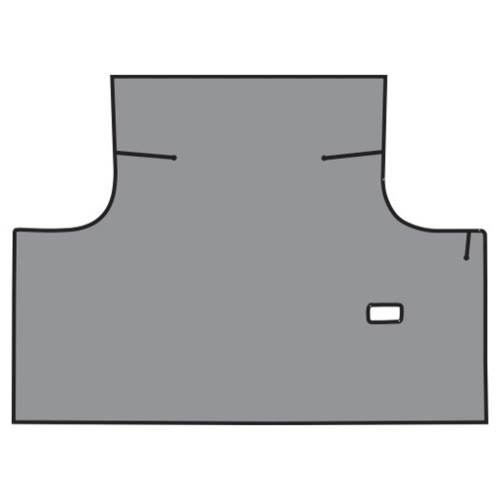 Trunk Mat for 1969-70 Plymouth Fury Convertible, Vinyl, Complete 1Pc, Die Cut Style, OEM Quality, Classic Car Interior.