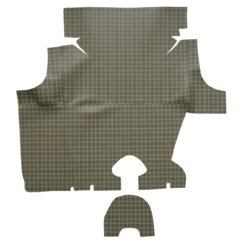 Trunk mat for classic Ford Galaxie, molded style, US-made, replicates OEM quality, fits 1960-1962 models perfectly.