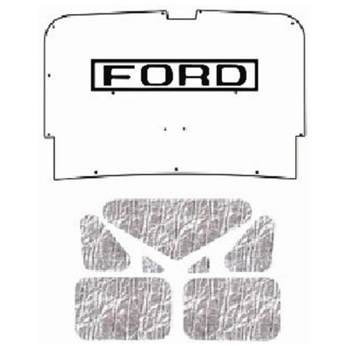 Premium Hood Insulation Pad Heat Shield for Ford F-100 1967-72 | Ultimate Sound & Heat Insulation, Easy Installation
