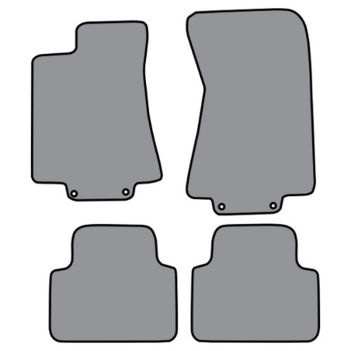 Floor Mats for 2004-2009 Jaguar XJ8 Molded Cutpile Complete 4Pc