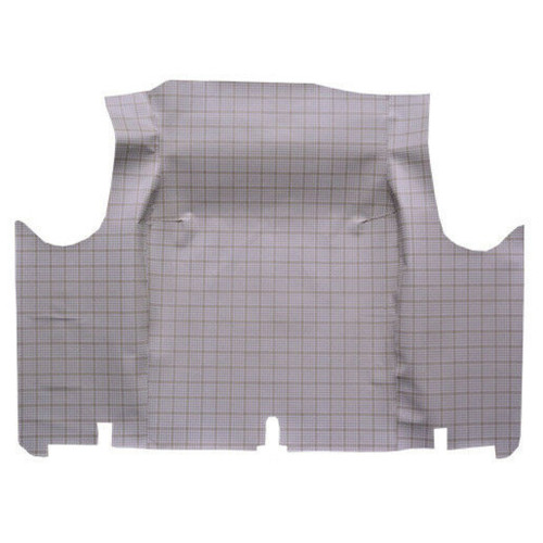 Trunk Mat for Classic Car, Molded Vinyl, Complete Coverage, 1967 Chevrolet Corvette Interior Carpet, US-Made, OEM Quality.