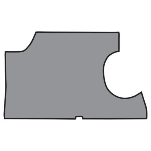 Trunk mat for 1965 Chevrolet Impala Convertible 2DR, Die Cut Vinyl, Complete Area Coverage, US-made OEM quality replication.