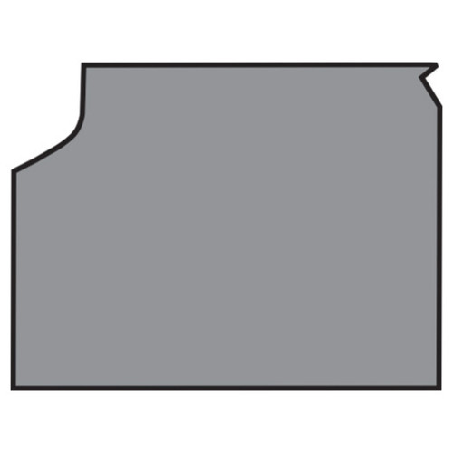 Trunk Mat for Classic Car Cargo Area, Molded Vinyl, 1970-1974 AMC Ambassador, US-Made Die Cut Style