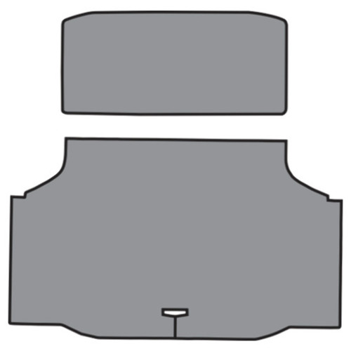 Trunk Mat for 1970-1972 Oldsmobile Cutlass, Vinyl, 2Pc Set, Front Row, US-Made, OEM Quality Replication