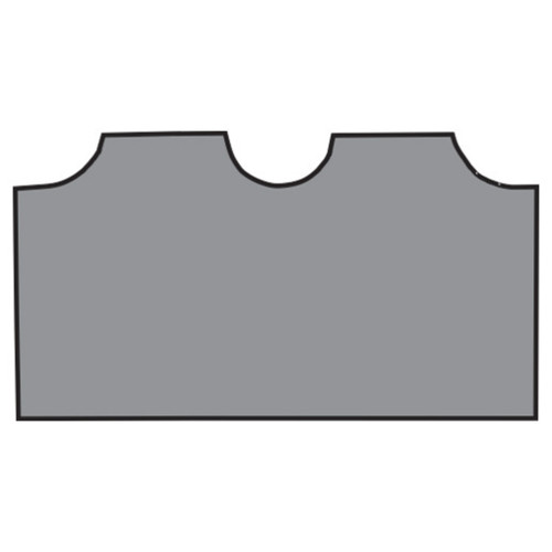 Trunk mat for 1968-1970 Chevrolet Impala Coupe 2DR, vinyl, complete 1Pc, precision-cut, US-made, OEM quality replication.