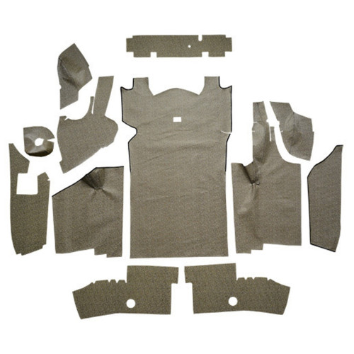 Trunk Mat for 1964 Ford Thunderbird Hardtop, Die Cut Fleece, Complete Kit, Made in USA, OEM Quality