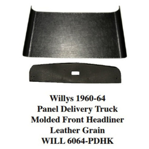 Headliner ABS Kit for Willys Panel Delivery Van - High-Quality ABS Plastic, Tailored for Classic Car Enthusiasts - Made in the USA