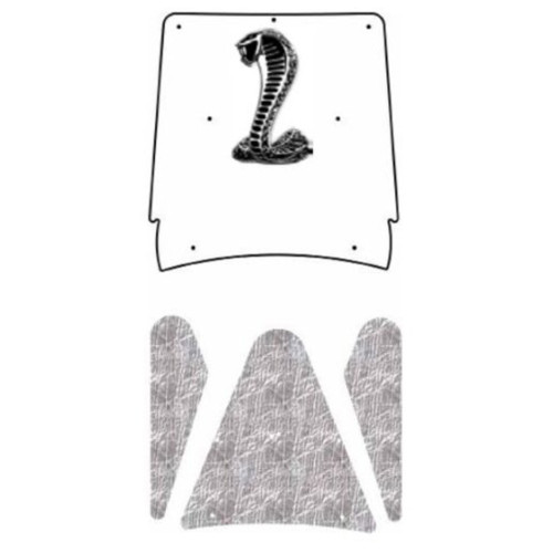 Premium Hood Insulation Pad Heat Shield | Ford SVT Cobra - Ultimate Sound & Heat Insulation, ABS Material, Made in the USA.