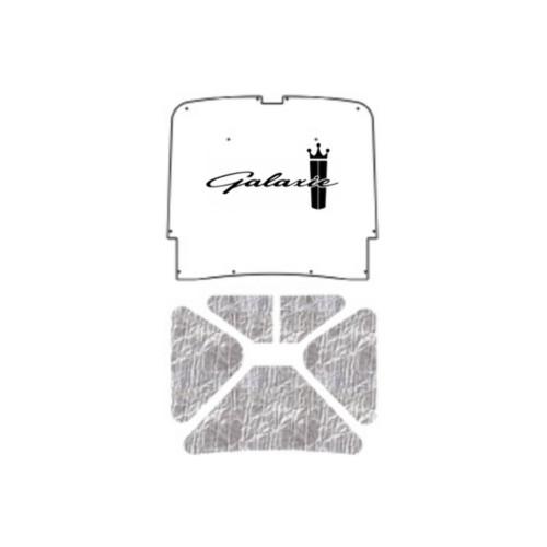 Premium Hood Insulation Pad Heat Shield for 1960-62 Ford Galaxie Crest, ABS & AcoustiShield Materials, Made in the USA