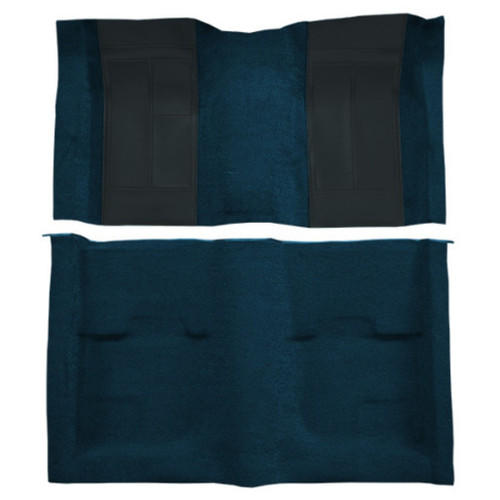 Carpet for 1970 Ford Mustang Mach I w/2 Medium Blue Inserts Fastback Nylon