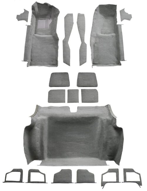 Carpet for Vintage Chevrolet Corvette Interior, Molded Style, Quality - Enhance Your Car's Look & Feel with Fresh Flooring