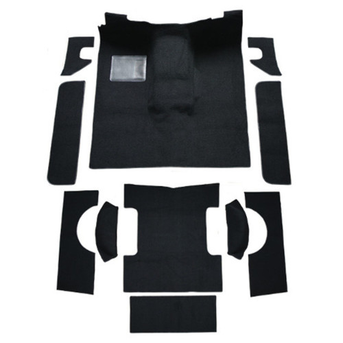 Carpet for Vintage International Scout II - Complete Cutpile, US-made Automotive-Grade Flooring Kit with Padding & Heel Pads Carpet for Vintage International Scout II - Complete Cutpile, US-made Automotive-Grade Flooring Kit with Padding & Heel Pads