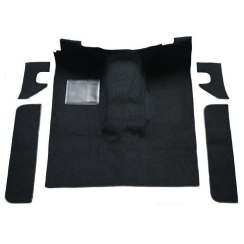 Carpet for Vintage International Scout II Pass Area, US-made Automotive-Grade Flooring Kit with Padding & Heel Pads