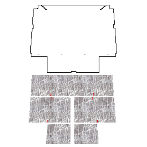 Premium Hood Insulation Pad Heat Shield for Ford Bronco - Ultimate Sound & Heat Insulation, ABS Material, Made in the USA