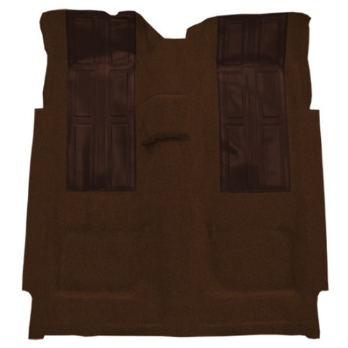 1972-1973 Ford Torino GT Carpet with Dark Brown Inserts, Molded Style, US-Made Automotive-Grade Material
