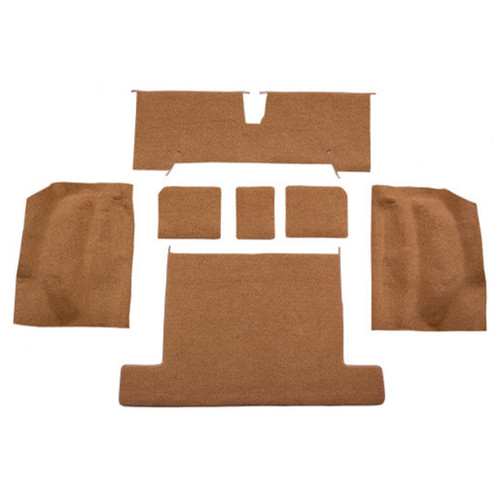 Carpet for 1977 Chevrolet Corvette Rear Cutpile, Molded Style, US-Made Automotive-Grade Material, Complete Vehicle Coverage.