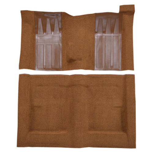 Carpet for Vintage Ford Torino GT Interior, Molded Style with Dark Saddle Inserts - Made in the USA | Collectors Auto Supply