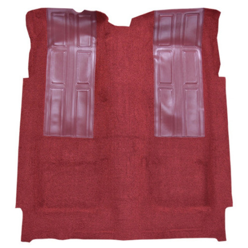 Carpet for 1972 Ford Torino GT with 2 Maroon Inserts 2DR Auto Loop