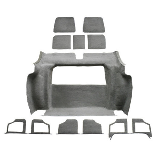 Carpet for Vintage Chevrolet Corvette Rear Cargo Area, US-made Die Cut Style, OEM Quality Replication.