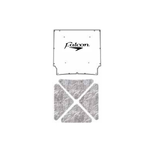 Premium Hood Insulation Pad Heat Shield for 1960-63 Ford Falcon, Ultimate Sound & Heat Insulation, ABS Material