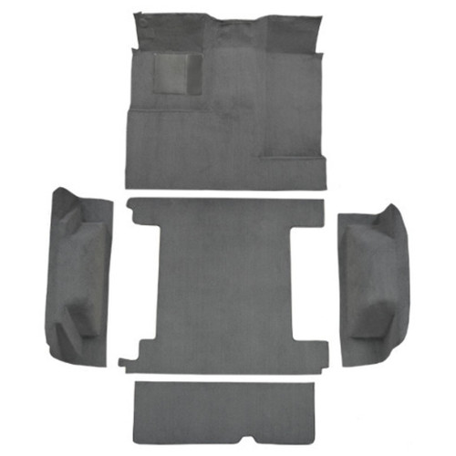 1966-1973 Ford Bronco Fullsize Interior Carpet Kit, Molded Style, Complete Coverage w/ Tailgate Lock - Enhance car's Look!