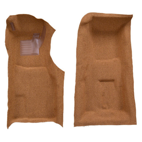 Carpet for Vintage Chevrolet Corvette Interior, Front with Pad Loop - High-Quality Die Cut Style, Made in the USA