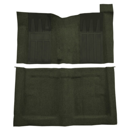 Carpet for 69 Ford Torino GT 2DR Hardtop 4spd w/2 Dark Green Inserts Loop