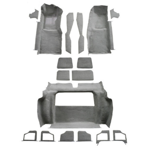 Carpet for Vintage Chevrolet Corvette Interior, Molded Style, US-Made Automotive-Grade Material - Enhance Your Car's Look!