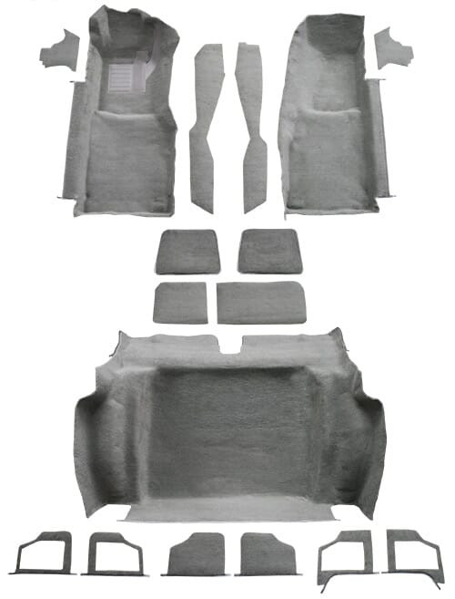 Carpet for Vintage Chevrolet Corvette Interior, Molded Style, US-Made Automotive-Grade Material - Enhance Your Car's Look!