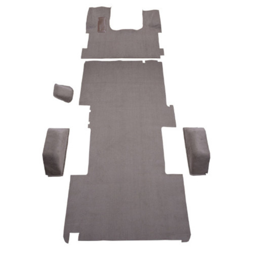 Carpet for Dodge B3500 Van 1998 Ext Body Style - Molded Cutpile Design, Complete Kit with Trimmed Edges & Surging.
