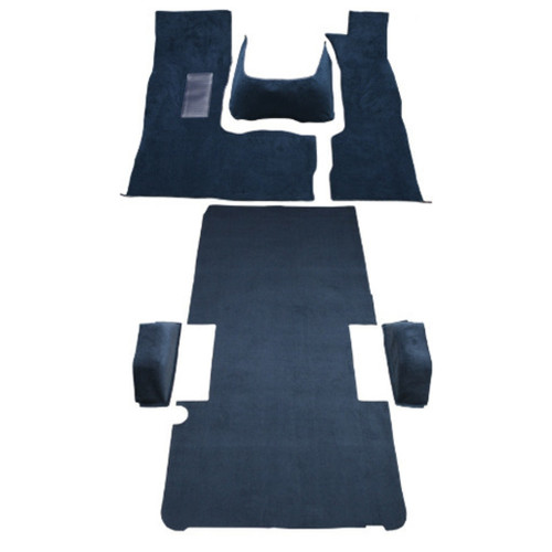 Interior Carpet for 1978-1980 Dodge B200 Ext Van, Molded Style, Automotive-Grade Material, Complete Kit with Trimmed Edges