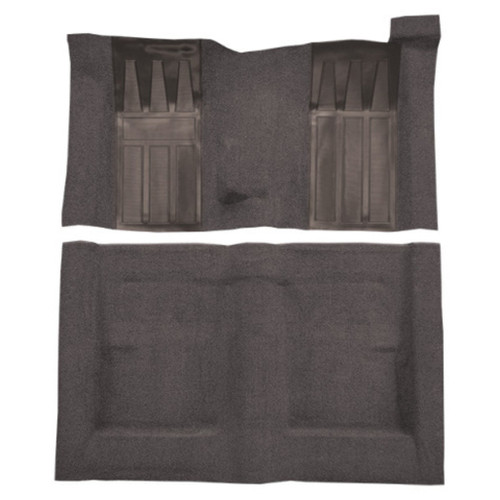 Carpet for Vintage Mercury Cyclone GT Interior with Gray Inserts - Molded Style, Made in USA, Complete Kit.