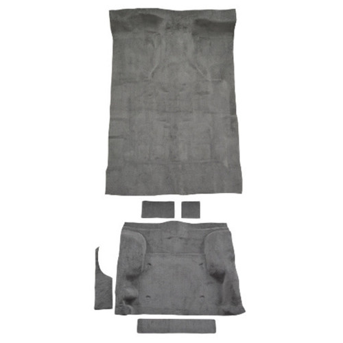 Carpet for GMC Jimmy 2DR Complete Cutpile Black - Molded Style, Automotive-Grade Flooring Kit with Padding & Heel Pads