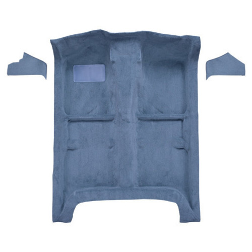 Carpet for BMW 535i 4DR Cutpile Black - Molded style, US-made automotive-grade carpet kit for interior facelift.