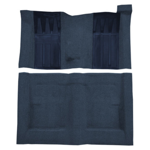 Interior Carpet for 1971 Ford Torino GT, Molded Style with Bright Blue Inserts, Complete Vehicle Coverage Interior Carpet for 1971 Ford Torino GT, Molded Style with Bright Blue Inserts, Complete Vehicle Coverage