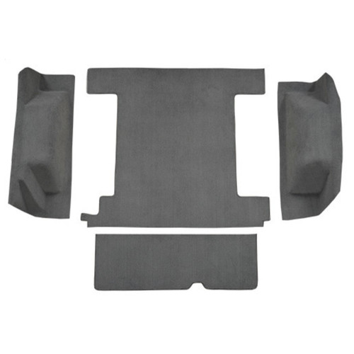 Carpet for Vintage Ford Bronco Gas Tank Tailgate Lock Cargo Area - Molded Style, US-made Automotive-Grade Material.