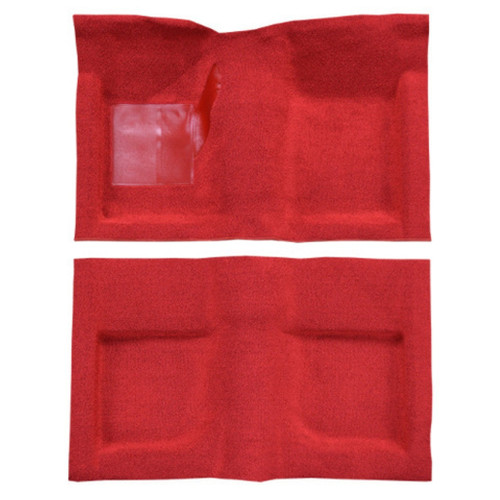 Interior Carpet for 1965-1968 Ford Mustang Convertible, Black Loop Design, Molded in the USA - Enhance Your Vehicle's Look!