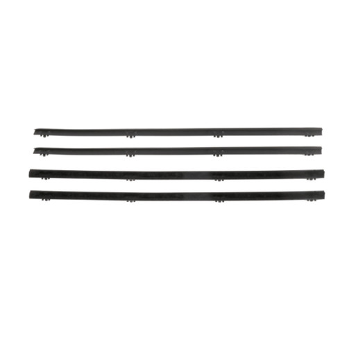 Door Seal Window Sweeps Channel Kit for Chevrolet, GMC 1967-1972 - Left & Right Front Doors - High Quality Materials