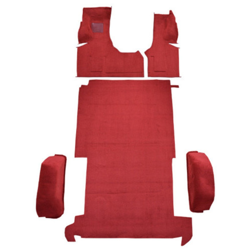 Carpet for Chevrolet G30 Short Van, Complete Cutpile Molded Style - Automotive-Grade Flooring Kit with Padding & Heel Pads