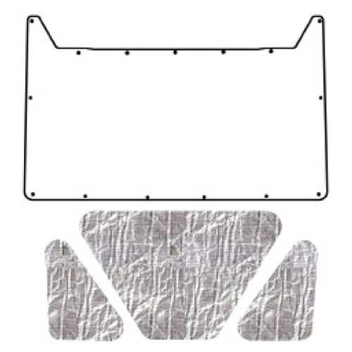 Hood Insulation Pad for 1967-69 Plymouth Barracuda AcoustiHood Kit Smooth