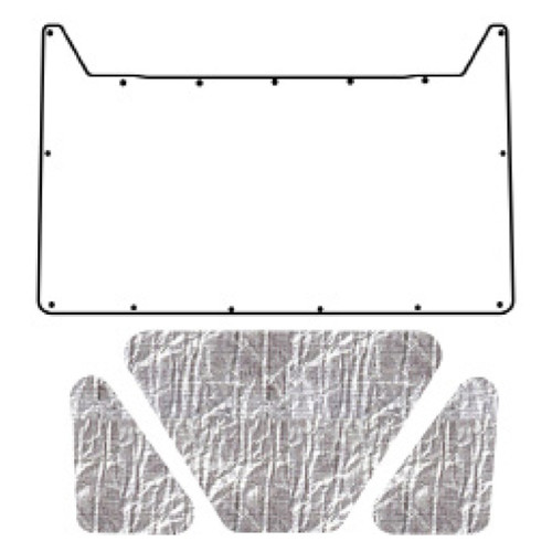 Premium Hood Insulation Pad & Heat Shield for Plymouth Barracuda 1967-69, AcoustiShield ABS Material, Ultimate Sound