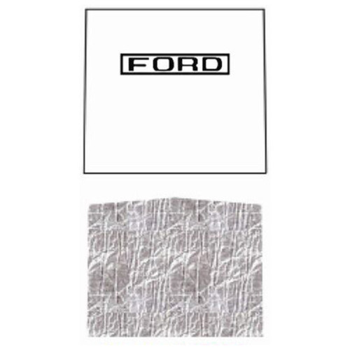 Premium Hood Insulation Pad Heat Shield for Ford F-100 1957-58, AcoustiShield & ABS Materials, US-Made - Reduce Engine