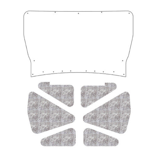 Premium Hood Insulation Pad Heat Shield for Ford Bronco 1980-86 | AcoustiShield & ABS Materials | Reduce Engine Noise & Heat